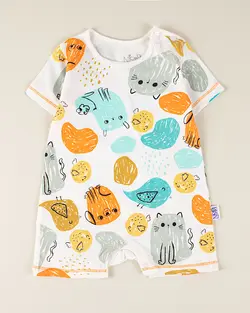 خرید رامپر سفیدحیوانات رنگی 530 کد s000972 - 279,000&nbsp;تومان از فروشگاه بچگانه اینفینیتی