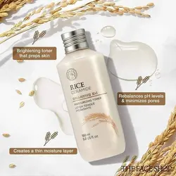 تونر مرطوب کننده برنج و سرامید فیس شاپ The Face SHop Rice & Ceramide Moisturizing Toner