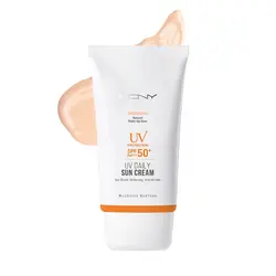 کرم ضد آفتاب تون آپ طبیعی روزانه مک کوئین مدل میکاپ بیس ( پرایمر ) Macqueen Sun Cream