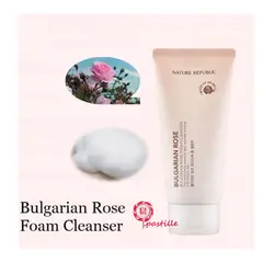 فوم رز بلغاری نیچرریپابلیک Nature republic bulgarian rose foam - فروشگاه پاستیل|معتبرترین فروشگاه لوازم آرایشی ومراقبتی پوست