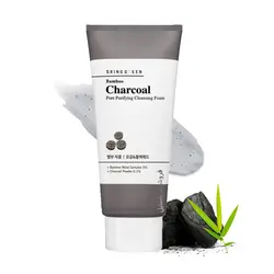 فوم شستشوی پاک کننده منافذ ذغال بامبو برینگ گرین Bring Green - فروشگاه پاستیل|معتبرترین فروشگاه لوازم آرایشی ومراقبتی پوست