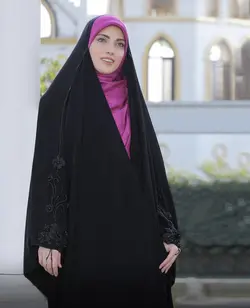 چادر عبا جواهردوزی حلما - فروشگاه حجاب کالا