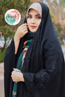 چادر عبا گلدوزی شیپوری مخمل