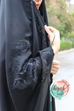چادر عبا گلدوزی شیپوری مخمل