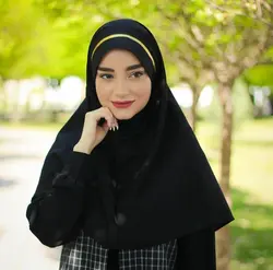 مقنعه تل دار