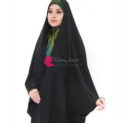 چادر عربی اصيل نگین روی شانه
