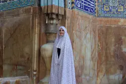 چادر نماز سنتی همراه با مقنعه