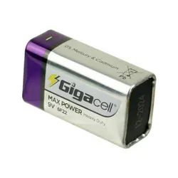 باتری کتابی گیگاسل Gigacell Max Power 6F22 9V
