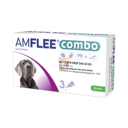 قطره ضد کک و کنه سگ Amflee combo آمفلی کومبو بالای 40 کیلوگرم - پت شاپ آنلاین تی پتس