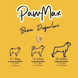 تشویقی سگ بیسکوییت کره بادام زمینی PawMax پامکس 80 گرم