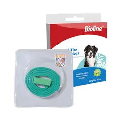 قلاده ضد کک و کنه سگ بایولاین bioline با روغن اکالیپتوس 60 سانتی متر