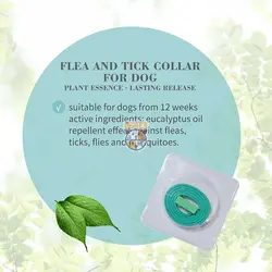 قلاده ضد کک و کنه سگ بایولاین bioline با روغن اکالیپتوس 60 سانتی متر