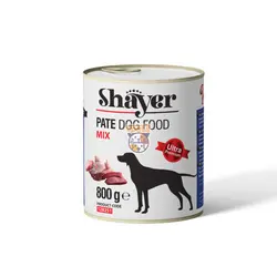 کنسرو پته سگ شایر طعم میکس 800 گرمی