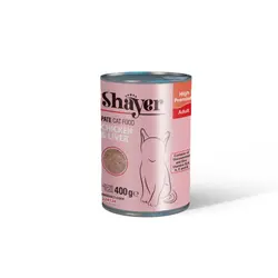 کنسرو گربه “شایر” با طعم مرغ و جگر 400 گرمی - پت شاپ آنلاین تی پتس