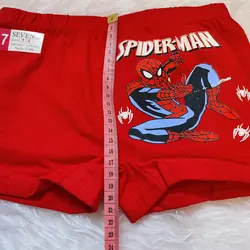 شورت پسرانه پادار نخی Spider Man