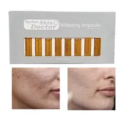 پک ویال مالشی ( آمپولی ) سفید کننده صورت دکتر اسکین بسته 10 عددی