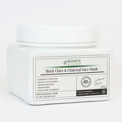 ماسک خاک رس سیاه و ذغال اکتیو هرموس