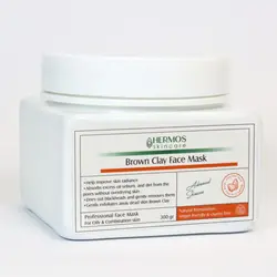 ماسک خاک رس قهوه ای هرموس