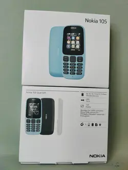 گوشی ساده نوکیا غیر اصل 105 2017 دوسیمکارت (بدون گارانتی شرکتی) + ۳ روز مهلت تست بدون قید و شرط