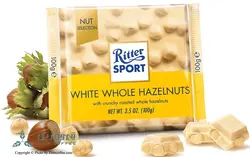 مشخصات و خرید شکلات ریتر اسپرت شکلات سفید فندق اکسترا - فروشگاه آنلاین قهوه ژین