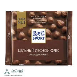 مشخصات و خرید شکلات ریتر اسپرت فندق اکسترا Ritter Sport - فروشگاه آنلاین قهوه ژین
