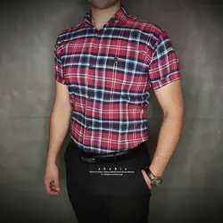 پیراهن مردانه چهار خانه - ژوبیس