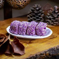 باسلوق گل محمدی - نقل و حلوای علیزاده