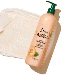 لوسیون بدن حاوی جو و زردآلو