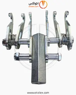 چنگک صافکاری دو طرفه فولاد با آبکاری کروم مدل Rake-mn2