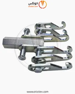 چنگک صافکاری دو طرفه فولاد با آبکاری کروم مدل Rake-mn2