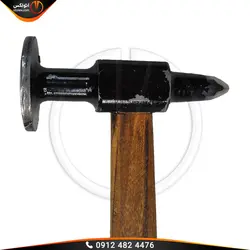 چکش افغانی صافکاری یک سر کله قندی و یک سر گرد تخت