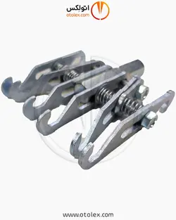 چنگک پنجه ای صافکاری دو طرفه فولاد با آبکاری کروم مدل Rake-AT2
