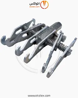 چنگک پنجه ای صافکاری دو طرفه فولاد با آبکاری کروم مدل Rake-AT2