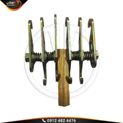 چنگک صافکاری طلایی فولادی دو طرفه مدل Rake-nz1