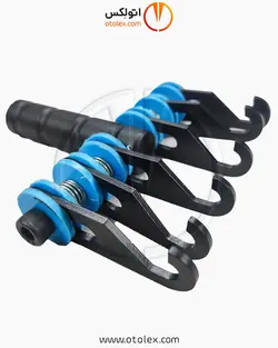 چنگک صافکاری فولاد با آبکاری کربن مدل Rake-K5