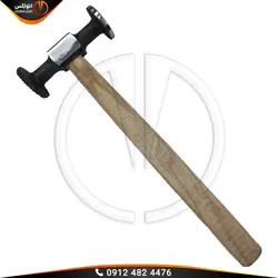 چکش افغانی صافکاری یک سر آج دار درشت و یک سر گرد تخت
