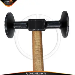 چکش افغانی صافکاری یک سر آج دار درشت و یک سر گرد تخت