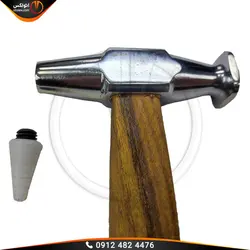 چکش فولادی صافکاری بیرنگی یک سر پیچ با 1 سری تفلون