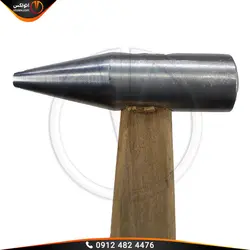 چکش صافکاری بیرنگی دسته چوبی با سری آلومینیوم