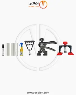 کیت چسبی صافکاری 140 پارچه استارکلیپس ترکیه (بدون فوم)