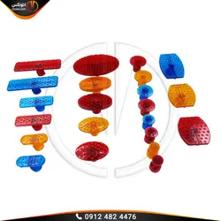 بسته 22 عددی سری چسبونک شیشه ای صافکاری