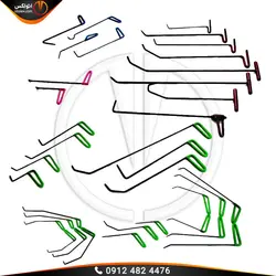 میله صافکاری PDR اتولکس 36 پارچه به همراه 1 میله دسته چرخشی