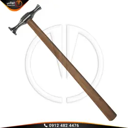 چکش فولادی صافکاری کوتاه یکسر مربعی و یک سر گرد