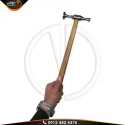 چکش فولادی صافکاری کوتاه یکسر مربعی و یک سر گرد