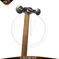 چکش فولادی صافکاری کوتاه یکسر مربعی و یک سر گرد