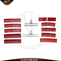 سری چسبی تانکی قرمز صافکاری PDR ساخت ترکیه (13 پارچه)