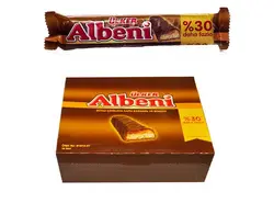 شکلات Albeni آلبنی دوبل 30 درصد بسته 18 تایی - پالیز