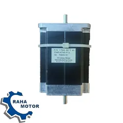 استپ موتور نما23 1.8 درجه 2 فاز 15 کیلو چهار سیم دو سرشفت 23km-k748-p1w