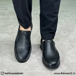 کفش طبی مردانه چرم طبیعی مدل آرتان