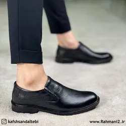 کفش طبی مردانه چرم طبیعی مدل رویال کشی